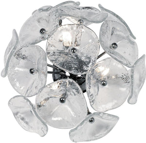 Fiori 7.5' 3 Light Wall Sconce in Polished Chrome
