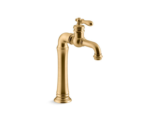 Artifacts Gentleman's Bar Kitchen Faucet in Vibrant Brushed Moderne Brass