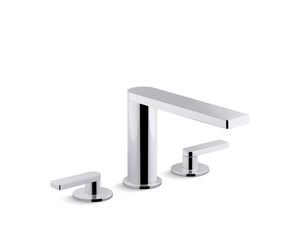 Composed Deck Mount Tub Filler Faucet in Polished Chrome