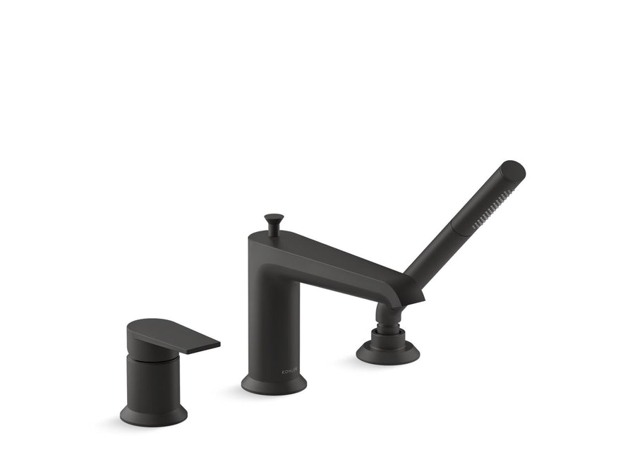 Hint Deck Mount Tub Filler Faucet in Matte Black