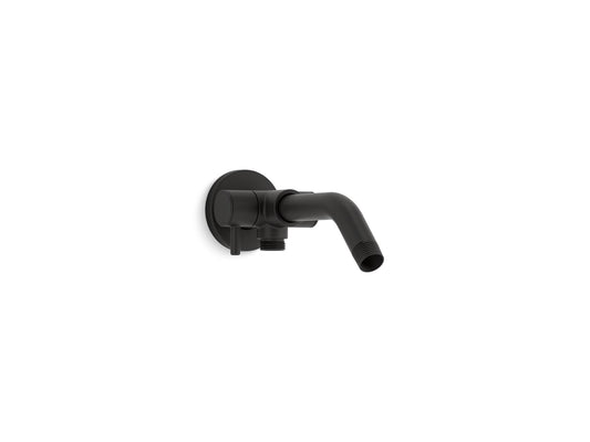 Shower Arm Three-Way Diverter in Matte Black