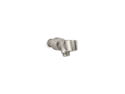 Awaken Hand Shower Holder with Supply in Vibrant Brushed Nickel