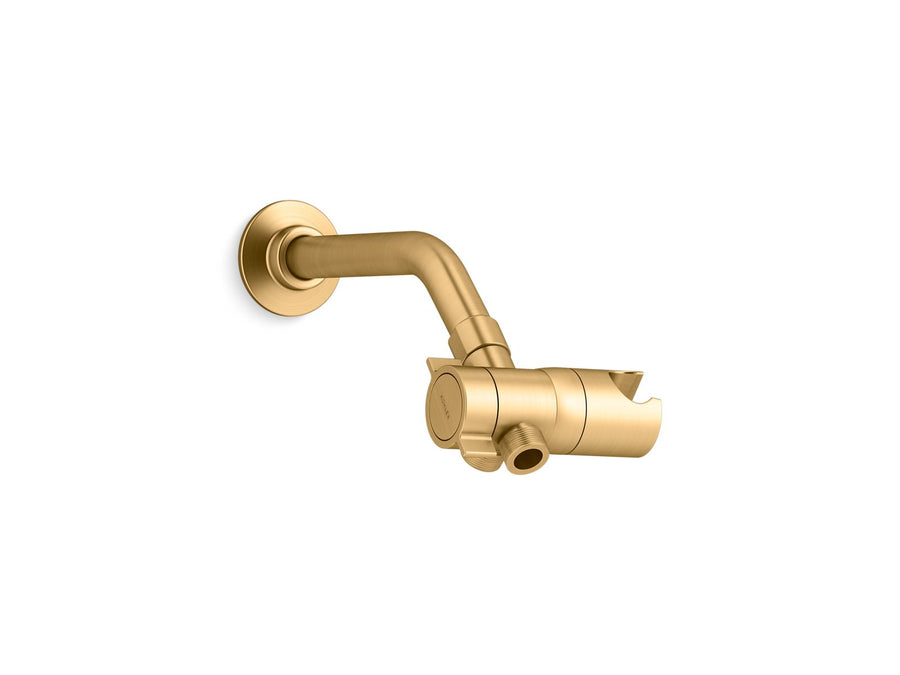 Awaken Shower Arm Diverter in Vibrant Brushed Moderne Brass