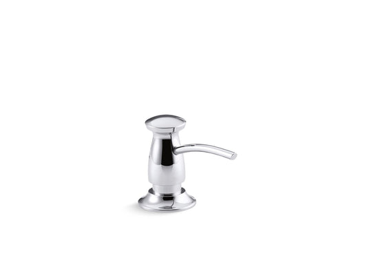 Transitional Soap Dispenser in Polished Chrome