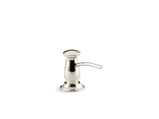 Transitional Soap Dispenser in Vibrant Polished Nickel