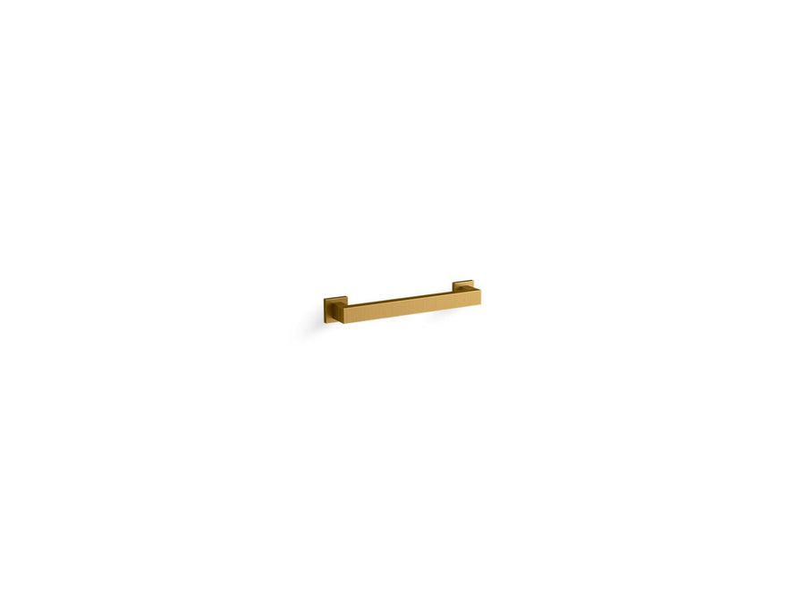 Square 13.94' Grab Bars in Vibrant Brushed Moderne Brass