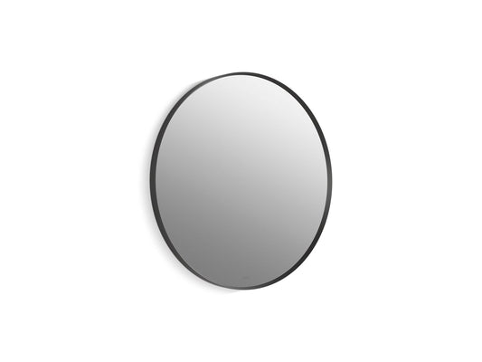 Essential Matte Black Decorative Mirror (31.81" x 31.81" x 4.25")