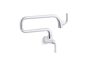 Graze Pot Fillers Kitchen Faucet in Polished Chrome