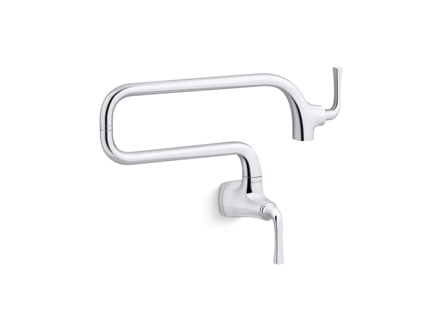 Graze Pot Fillers Kitchen Faucet in Polished Chrome
