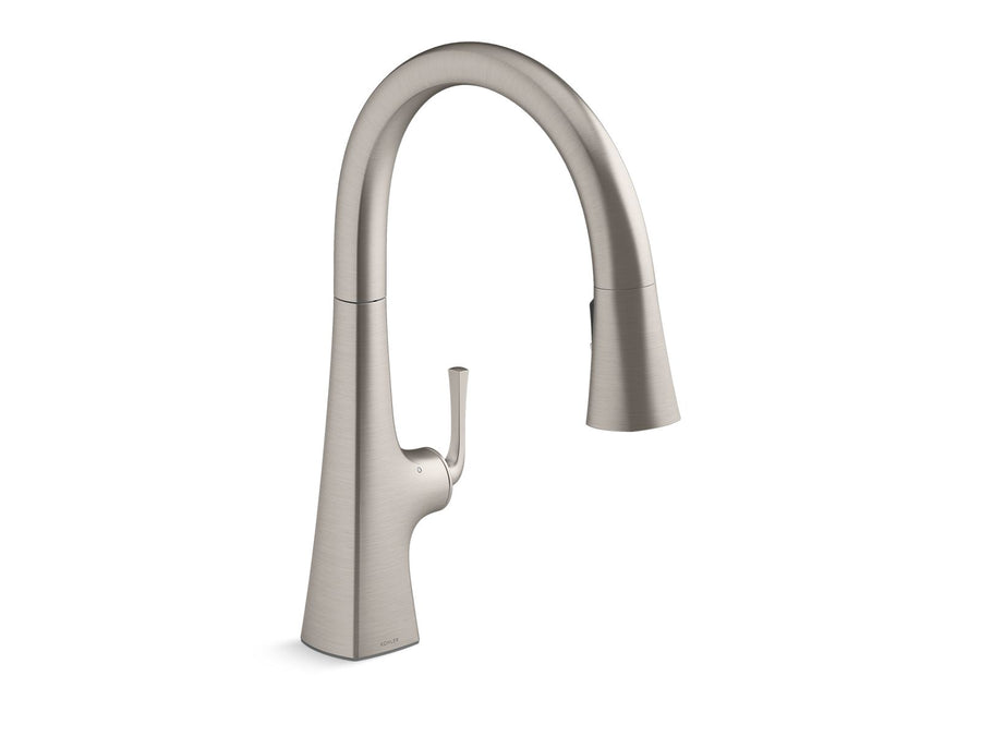 Graze Touchless Pull-Down Kitchen Faucet in Vibrant Stainless