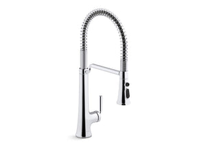 Tone Pre-Rinse Pull-Down Kitchen Faucet in Polished Chrome