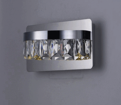 Icycle 5.5' Single Light Wall Sconce in Polished Chrome