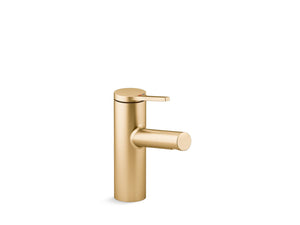 Elate Single-Handle Bathroom Faucet in Vibrant Brushed Moderne Brass