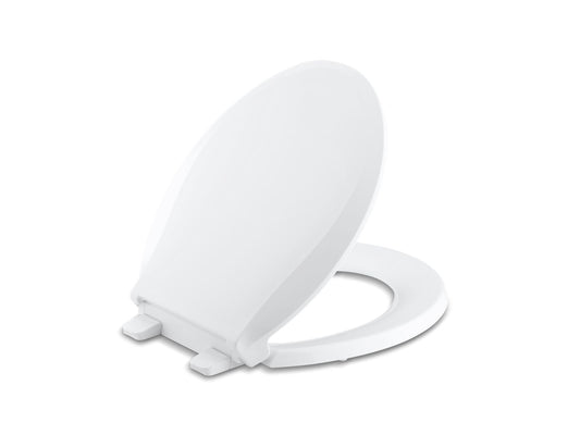 Cachet Quiet-Close Round Toilet Seat in White