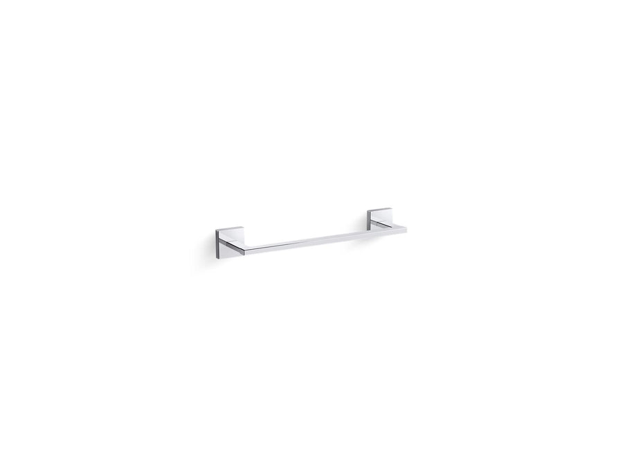 Square 13.94' Towel Bar in Polished Chrome