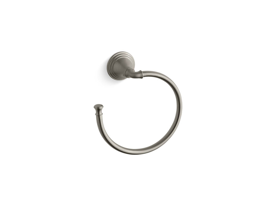 Devonshire 2.94' Towel Ring in Vibrant Brushed Nickel