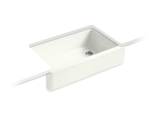 Whitehaven 35.69" x 21.56" x 9.63" Single-Basin Undermount Kitchen Sink in Dune