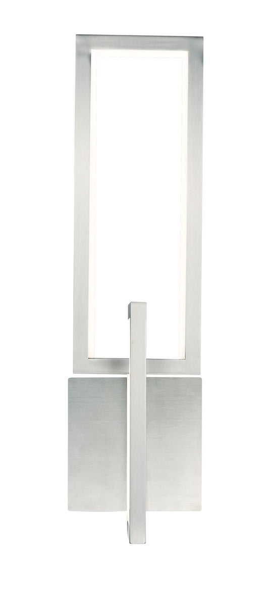 Link 20.25" 2 Light Wall Sconce in Satin Nickel