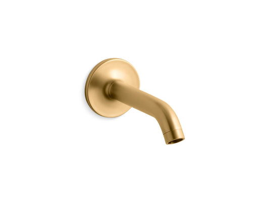 Purist 35 Degrees Tub Spout Faucet in Vibrant Brushed Moderne Brass