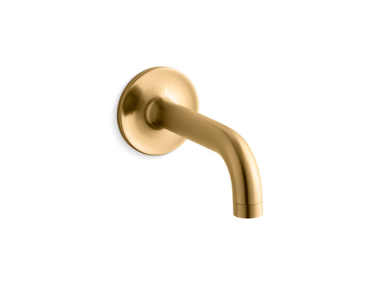 Purist 90 Degrees Tub Spout Faucet in Vibrant Brushed Moderne Brass