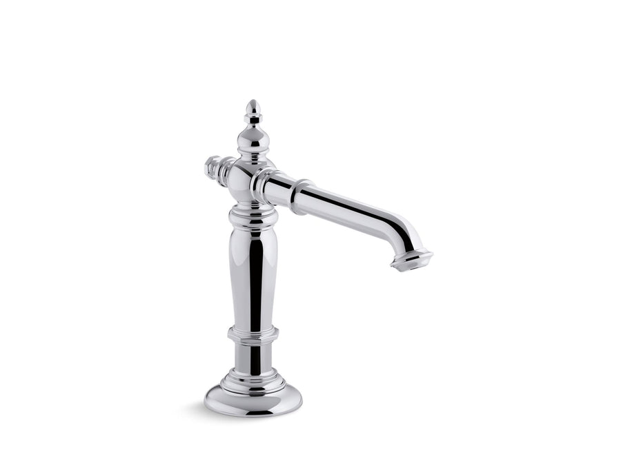 Artifacts Column Widespread Spout Bathroom Faucet in Polished Chrome