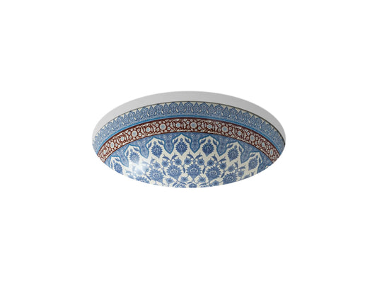 Marrakesh Camber 16.13" x 15.13" x 6.88" Vitreous China Undermount Bathroom Sink in Biscuit
