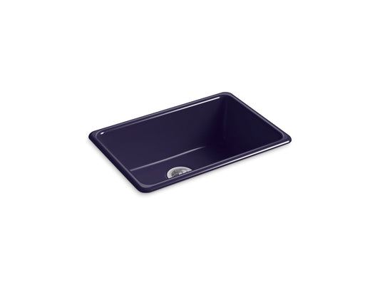 Iron/Tones 27" x 18.75" x 9.81" Single-Basin Undermount Kitchen Sink in Indigo Blue