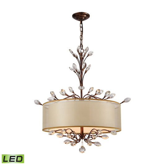 Asbury 26" 4 Light LED Chandelier in Spanish Bronze