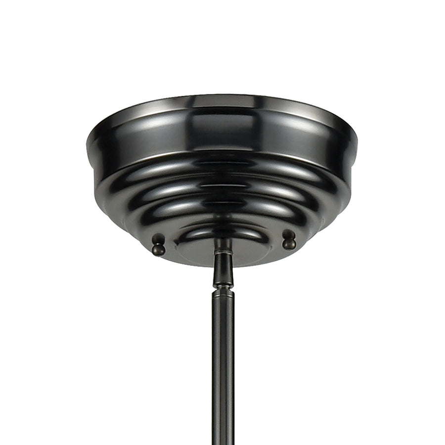 Chadwick 47' 3 Light Island Light in Black Nickel