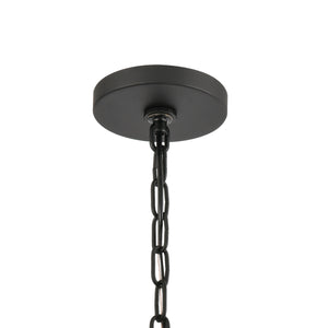 Clausten 21' 4 Light Chandelier in Black