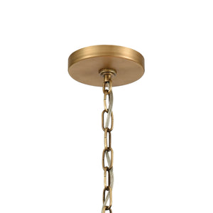 Clausten 21' 4 Light Chandelier in Brass