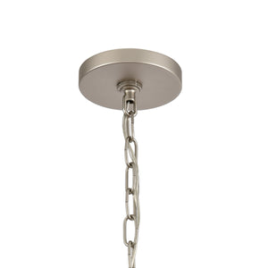 Clausten 21' 4 Light Chandelier in Matte Nickel