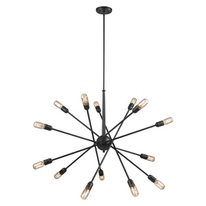 Delphine 38' 14 Light Chandelier in Oil Rubbed Bronze