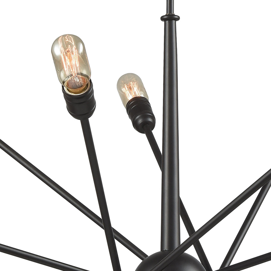 Delphine 38' 14 Light Chandelier in Oil Rubbed Bronze