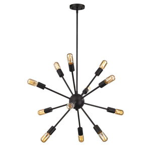 Delphine 27' 12 Light Chandelier in Oil Rubbed Bronze