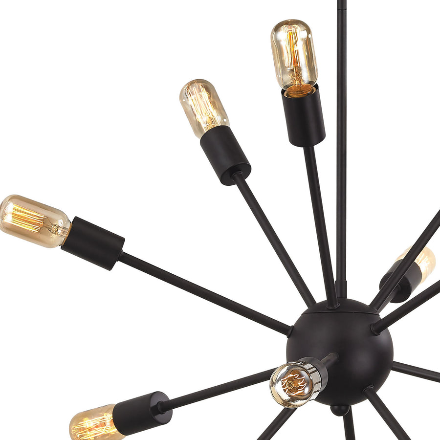 Delphine 27' 12 Light Chandelier in Oil Rubbed Bronze