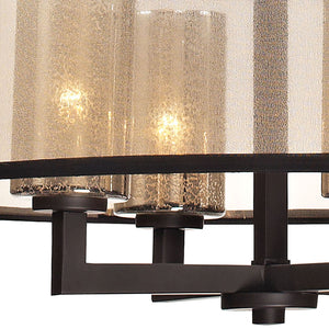 Diffusion 25' 4 Light Chandelier in Oil Rubbed Bronze