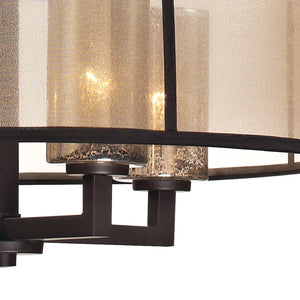 Diffusion 25' 4 Light Chandelier in Oil Rubbed Bronze