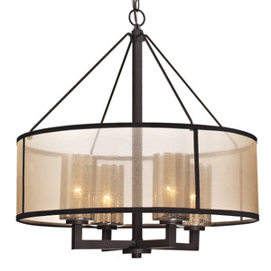 Diffusion 25' 4 Light Chandelier in Oil Rubbed Bronze