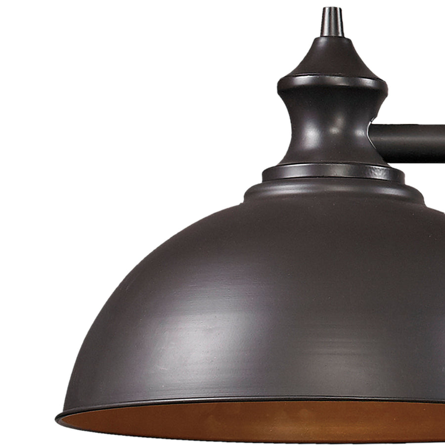 Farmhouse 56' 3 Light Island Light in Oiled Bronze