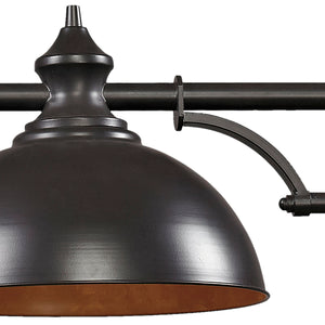 Farmhouse 56' 3 Light Island Light in Oiled Bronze