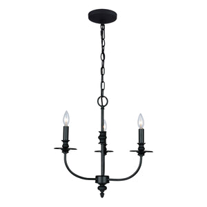 Hartford 18' 3 Light Chandelier in Oil Rubbed Bronze