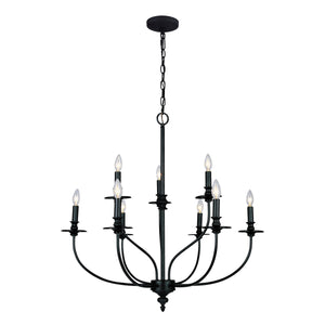 Hartford 29' 9 Light Chandelier in Oil Rubbed Bronze