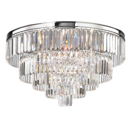 Palacial 31" 6 Light Chandelier in Polished Chrome