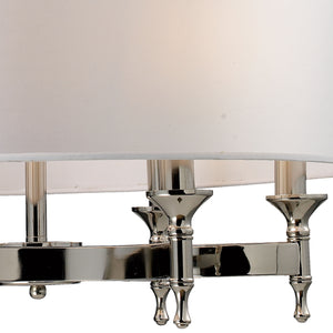 Pembroke 24' 6 Light Chandelier in Polished Nickel