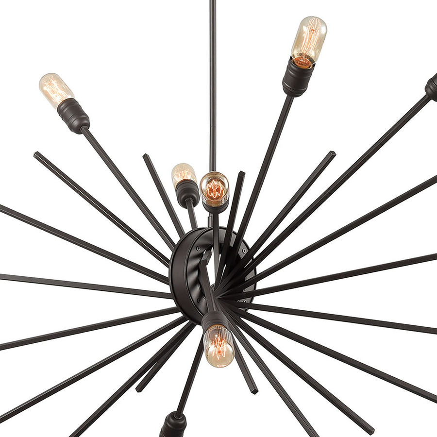 Xenia 54' 14 Light Chandelier in Oil Rubbed Bronze