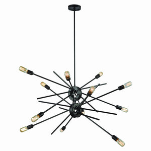 Xenia 42' 12 Light Chandelier in Oil Rubbed Bronze