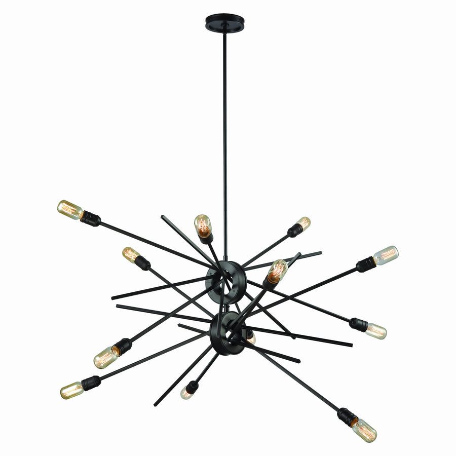 Xenia 42' 12 Light Chandelier in Oil Rubbed Bronze