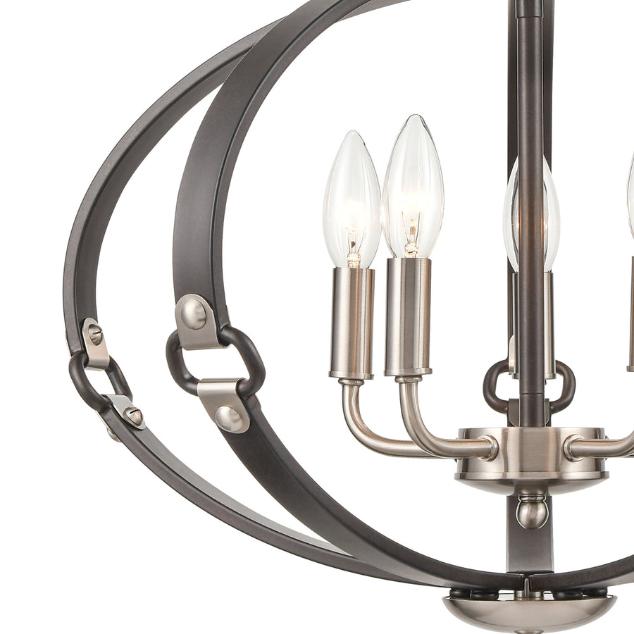 Armstrong Grove 20' 5 Light Chandelier in Espresso