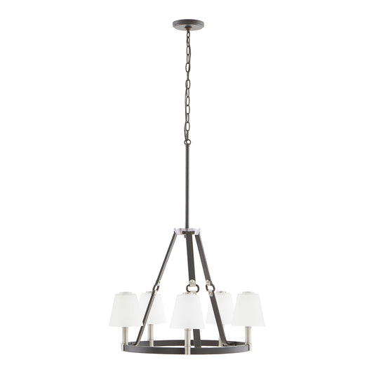 Armstrong Grove 25" 5 Light Chandelier in Espresso